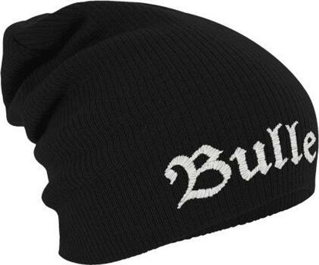 Longbeanie Slouch-Beanie Mütze Bulle 54517 Color - schwarz