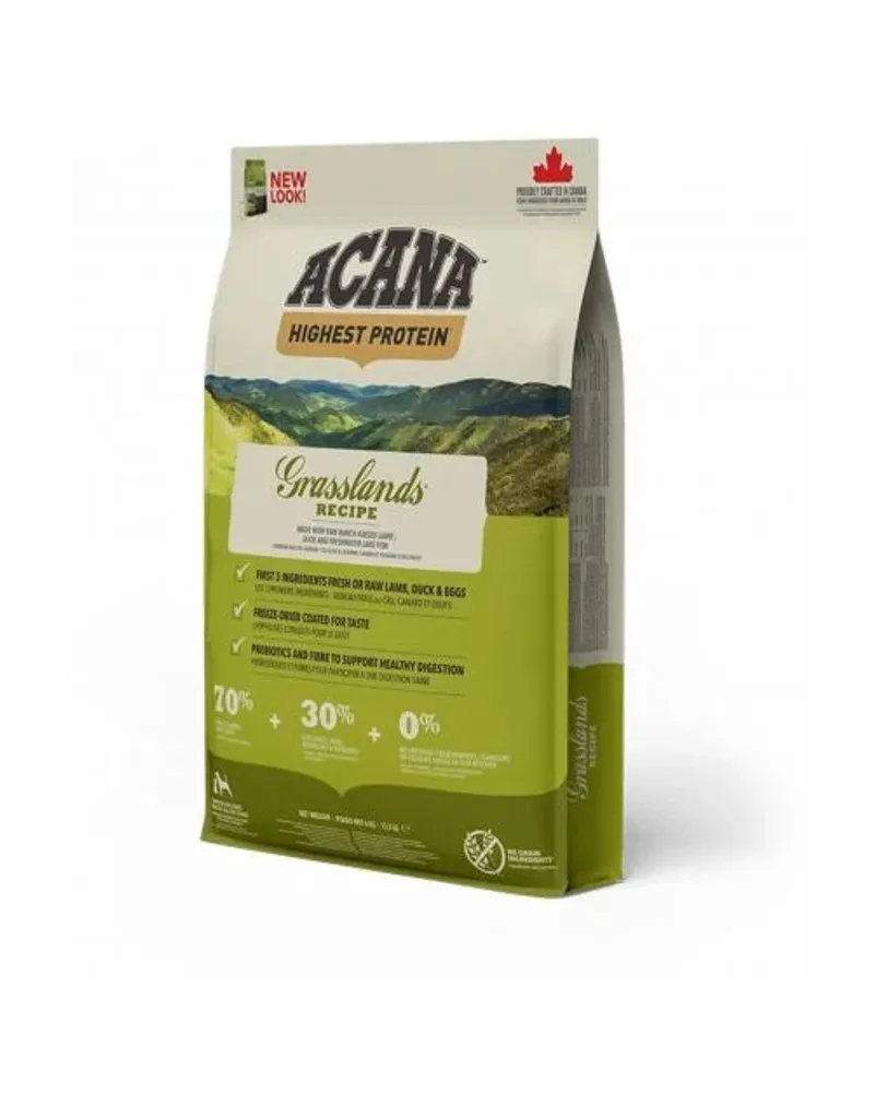 Nourriture Premium pour Chien Acana Grasslands sans Céréales de 6kg