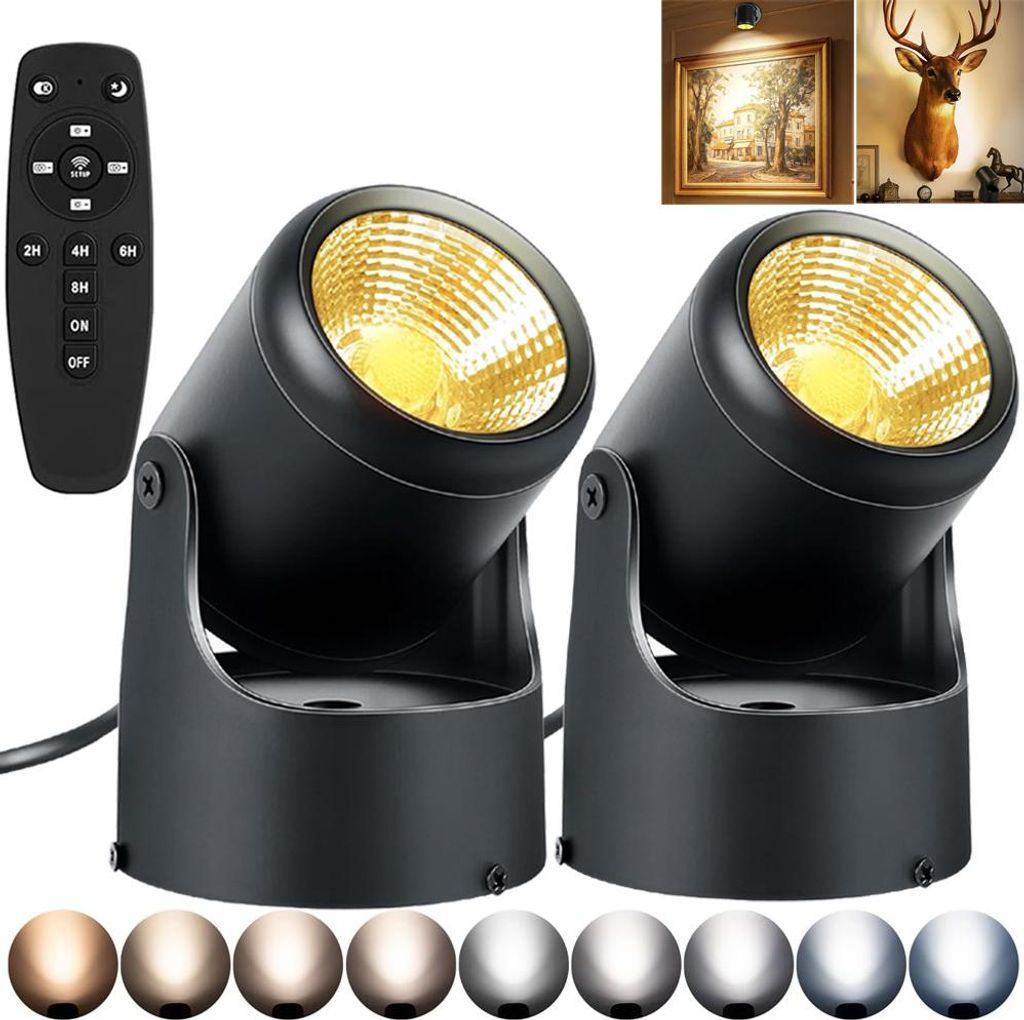 LED-Spot,Plug & Play mit Fernbedienung,stufenlos dimmbar Produktbild 