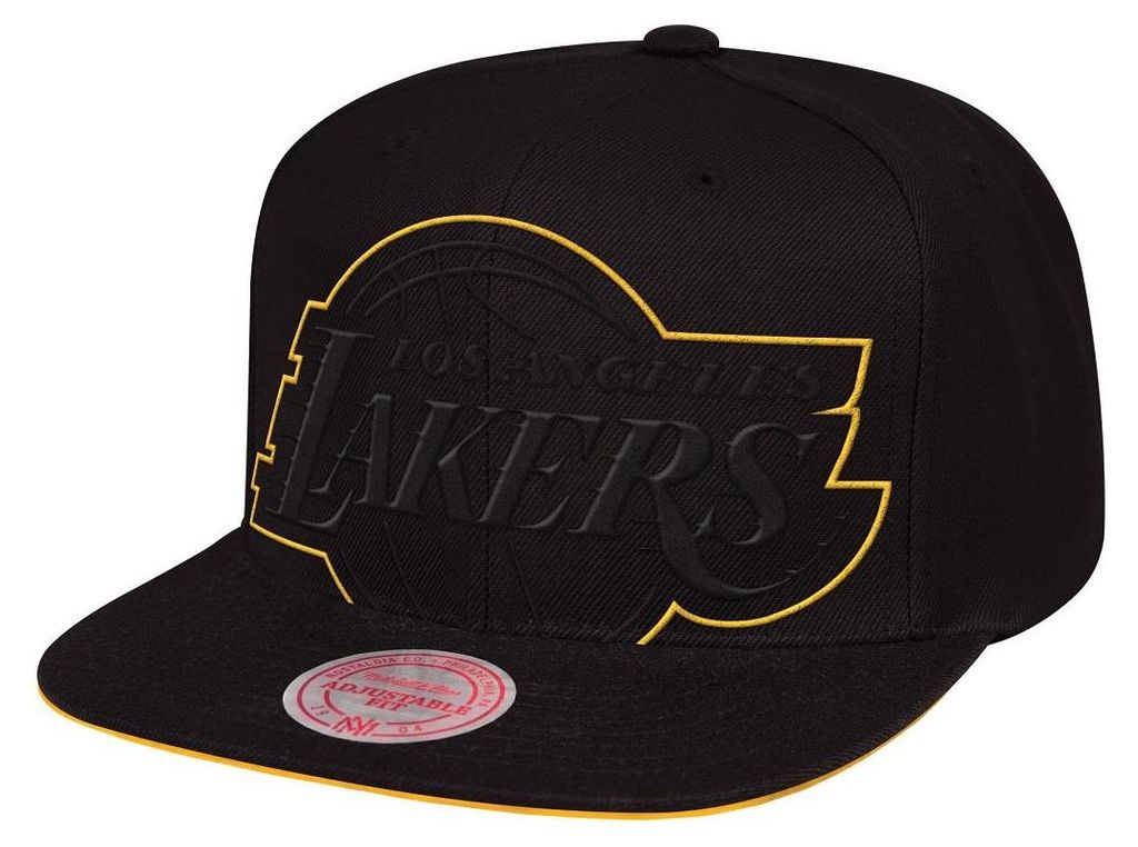 Mitchell & Ness Snapback Cap XL Cropped Los Angeles Lakers Produktbild 