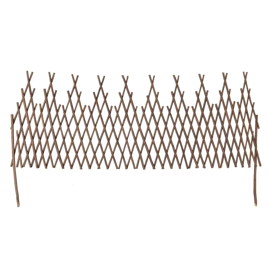 Séparez vos Massifs avec la Clôture Osier vidaXL 5 pcs 170x37 cm Solide - 2
