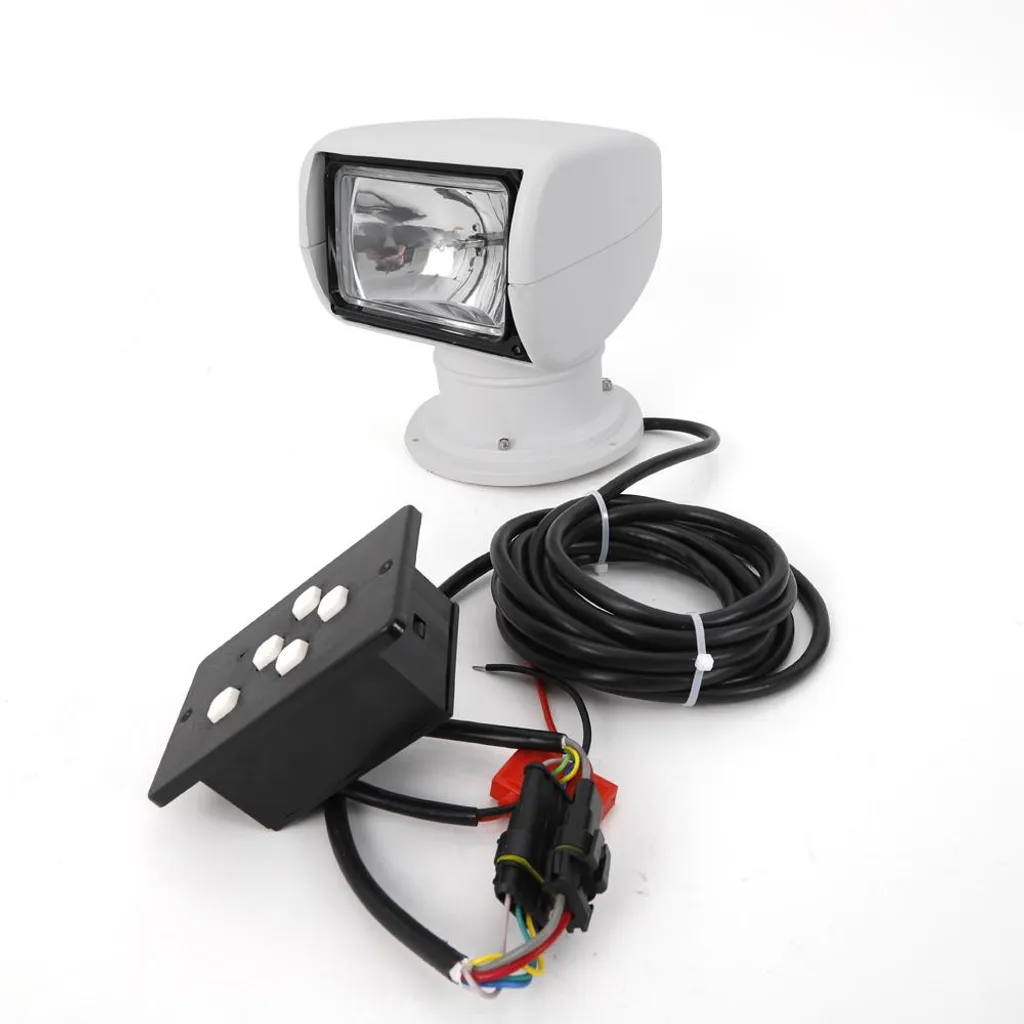 Projecteur de pont pour navigation nocturne 100W et télécommande 12V