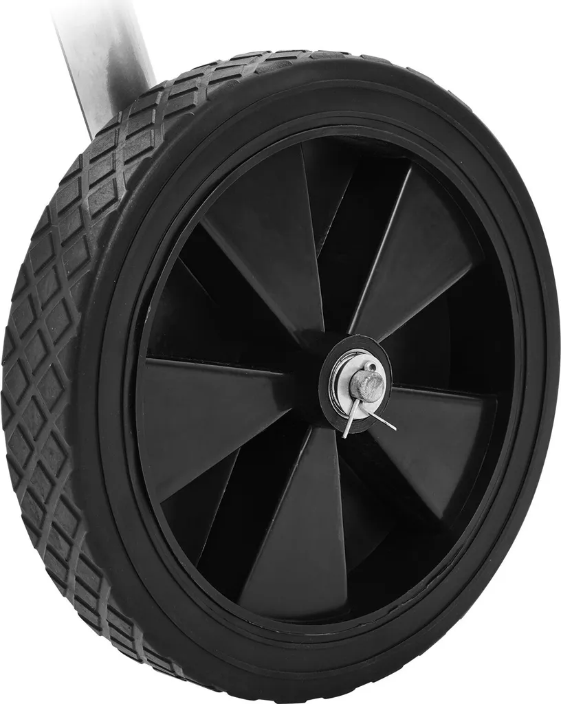 Avvolgitubo Professionale 175ft con Ruote: Carrello Acciaio Giardino - 9