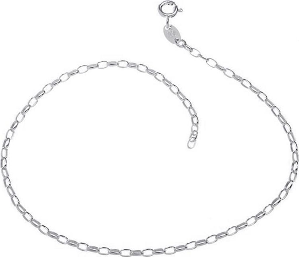 SILBERKETTEN STORE Fußkette Rundanker 2,3mm - 925 Silber, Länge wählbar von 23-30cm - 25cm