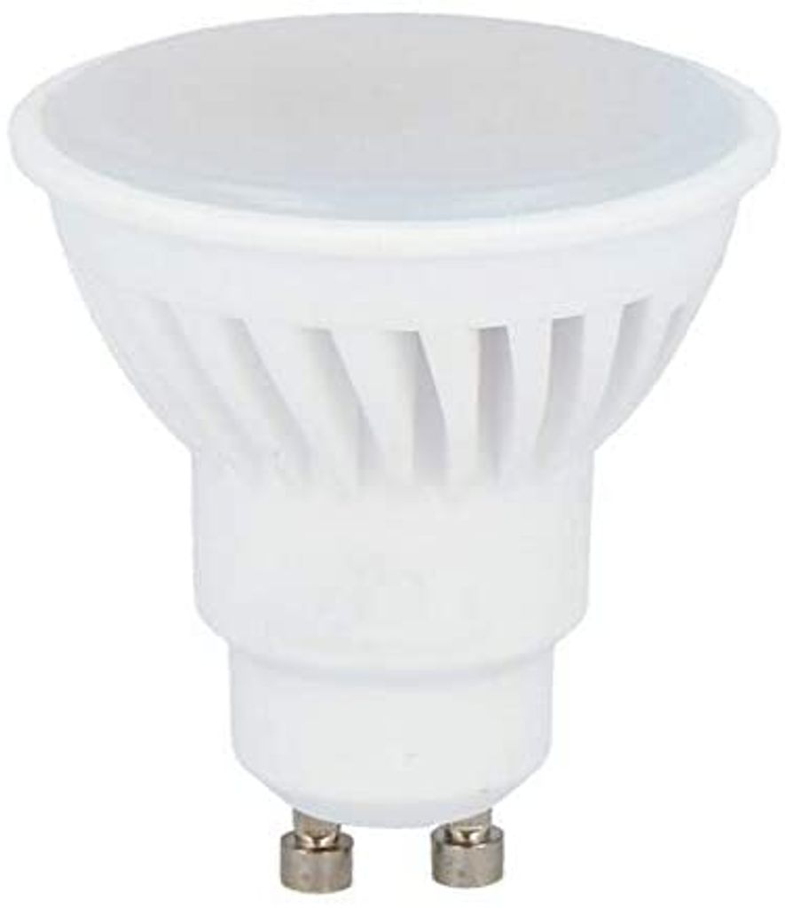 1 Stück LED Leuchtmittel | GU10 SMD 7W | Abstrahlwinkel: 120° | 630 Lumen | Stromsparend | Warmweiß 2700K