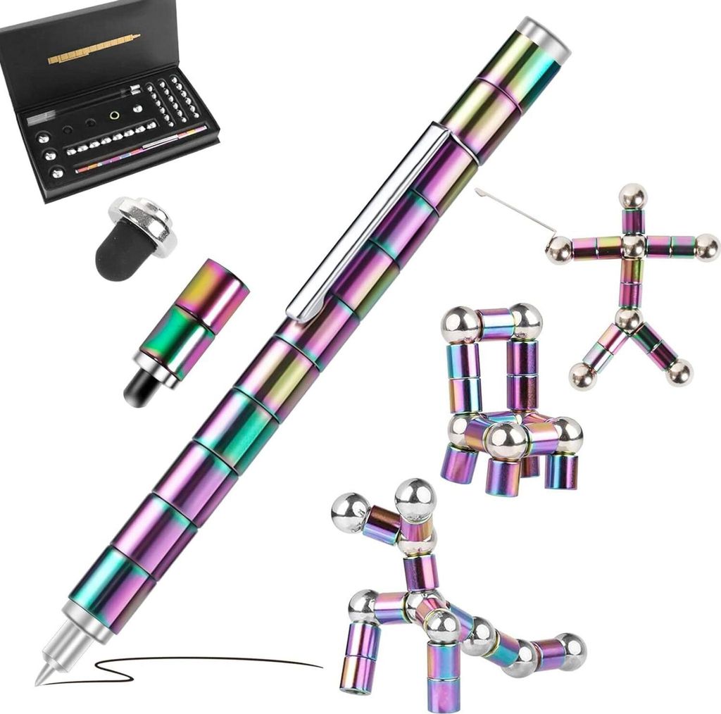 Magnetischer Kugelschreiber, Magnetic Fidget Pen, Magnet Produktbild 