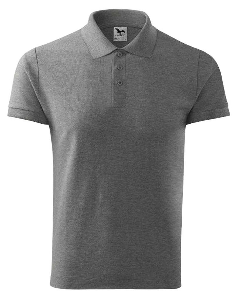 Adler - Poloshirt für Herren, Baumwolle PP10002 (XXL) (Grau/Silber)