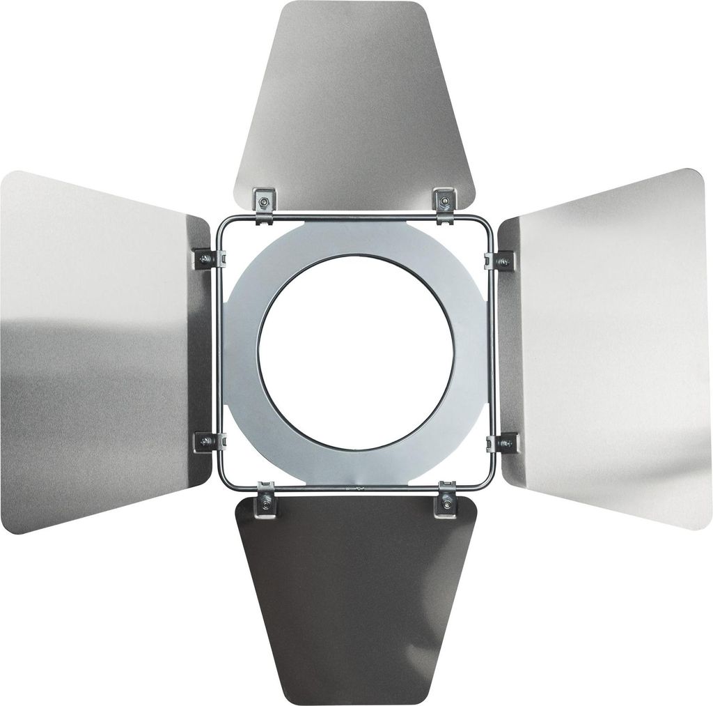 Showtec Barndoor for Parcan 36 Poliertes vierflügeliges Aluminium-Flügeltor