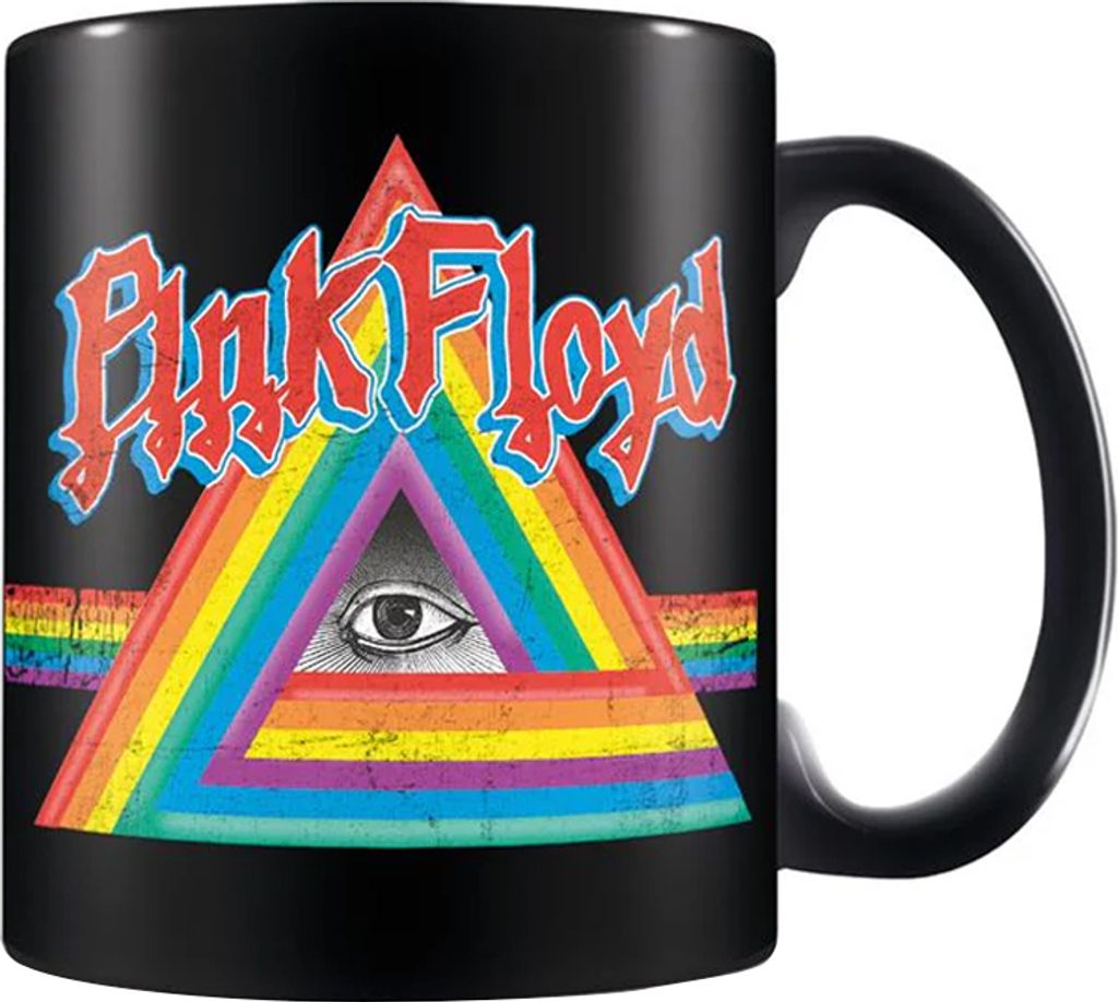 Pink Floyd - Kaffeebecher "Providence", Logo PM10957 (Einheitsgröße) (Schwarz/Bunt)