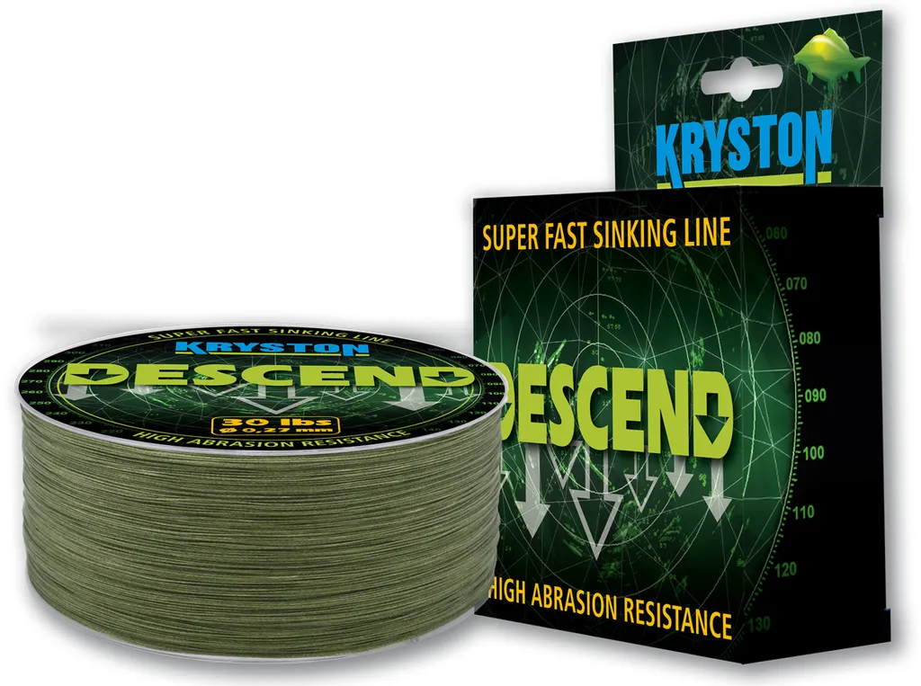 Tresse Coulante Kryston Descend Green 600m DC4 à Densité Maximale
