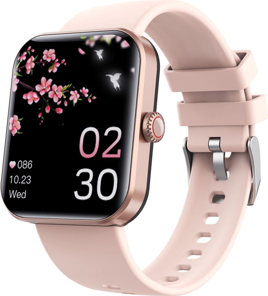 Smartwatche für Frauen und Männer, 1,91-Zoll-Bildschirm, Smart-Uhr mit Herzfrequenz, Blutdruckmessfunktion, über 50-Übungsmodi, für Android un...