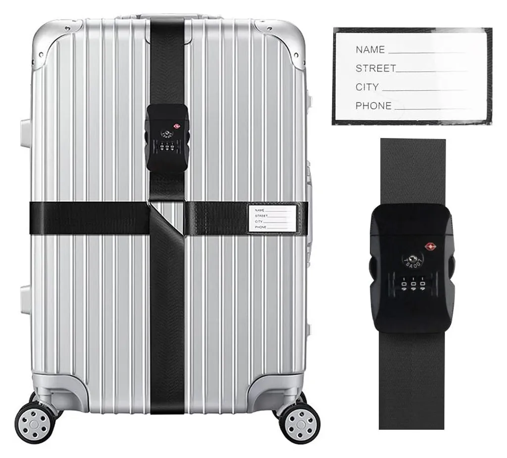 Sangle pour valise homologuée TSA idéale pour sécuriser vos longs voyages