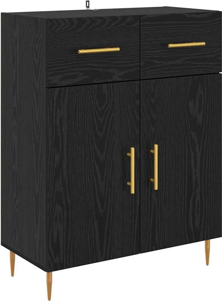 Credenza SYFAX™ Rovere Nero: Il Must-Have per un Soggiorno Trendy