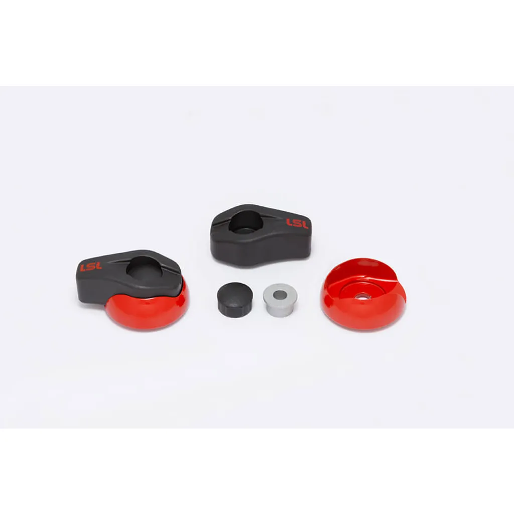 Réduire les Frais de Réparation Moto : LSL Crash Pad II Rouge Signal