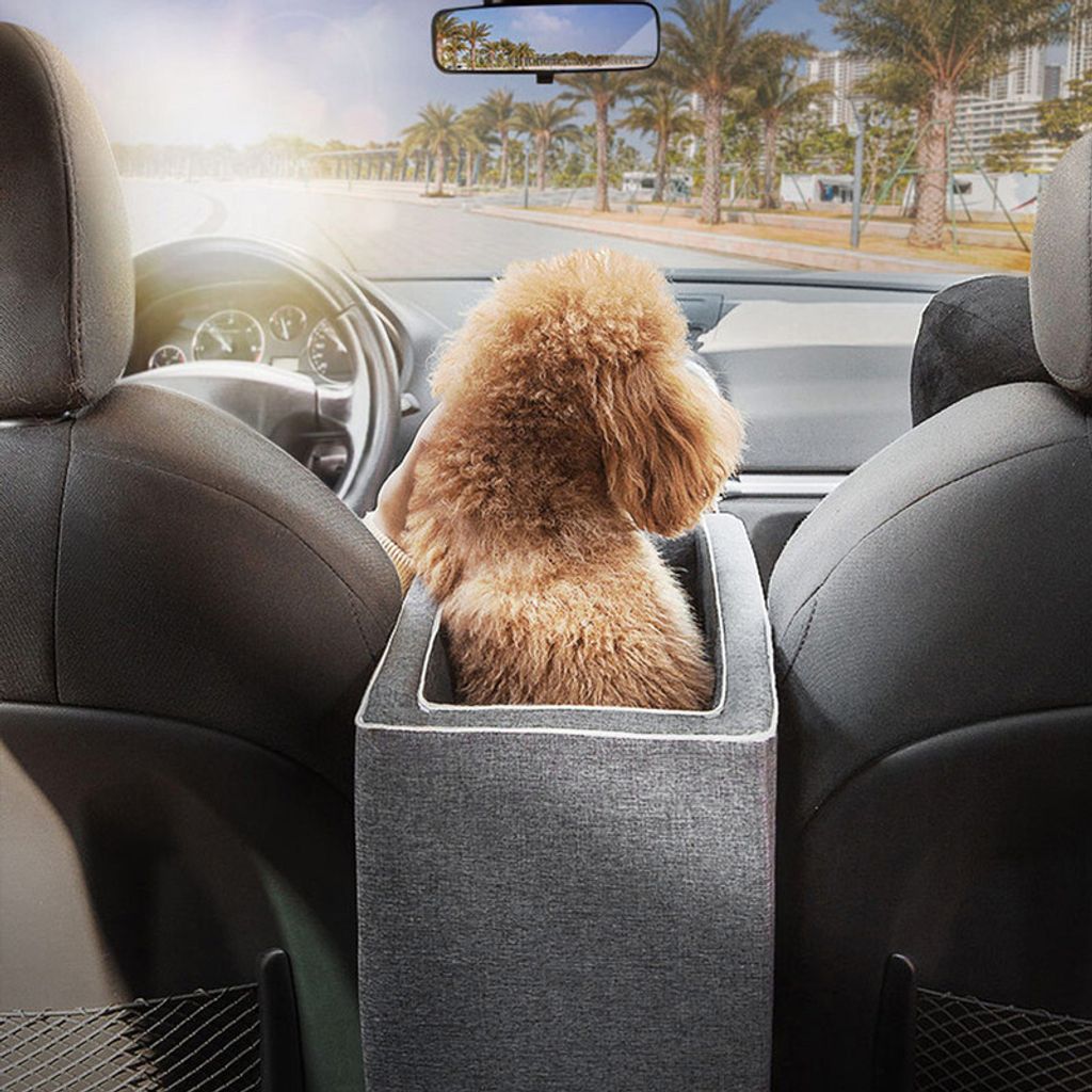 Hunde-Autositz Pet Booster Seat Armlehne Atmungsaktiver Produktbild 6