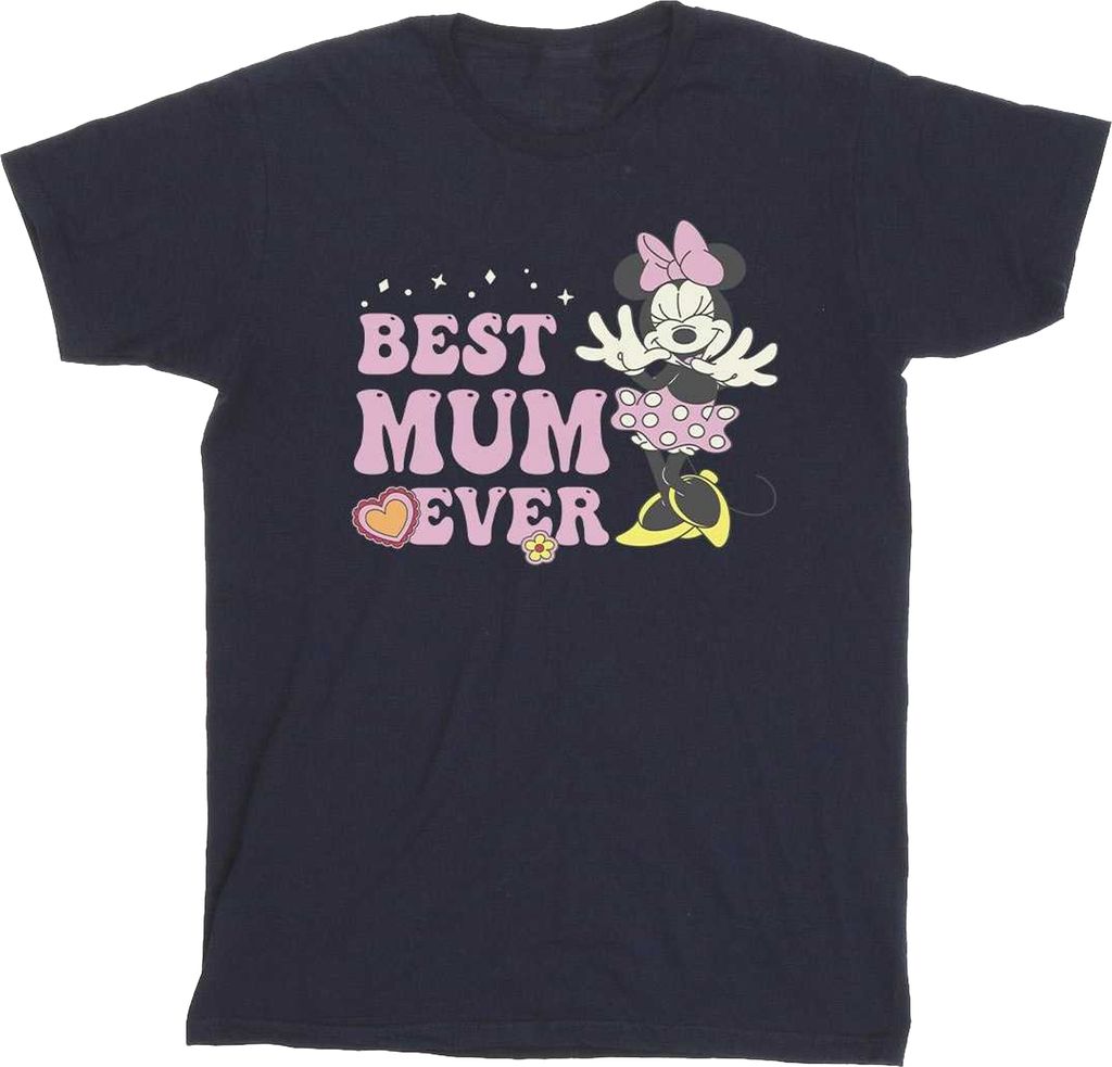 Disney - "Best Mum Ever" T-Shirt für Herren BI42331 (M) (Marineblau)