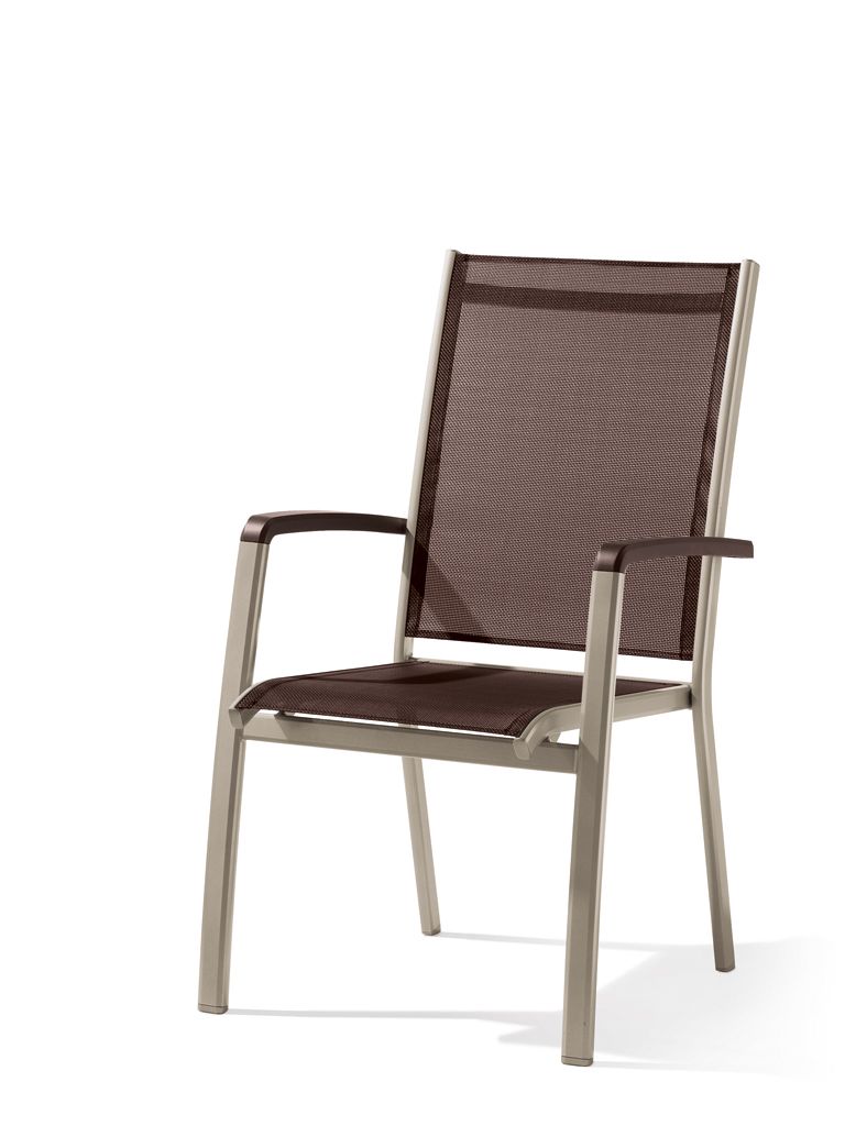 2er Set Sieger Bodega Stapelsessel Aluminium