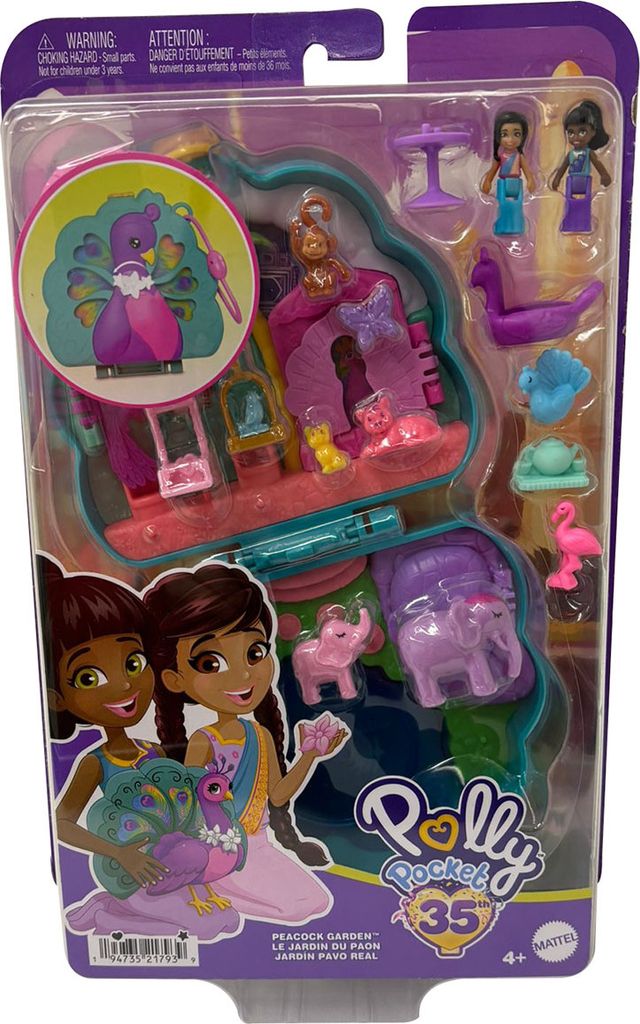 Polly Pocket Peacock Garden Casket 35. výročí, 2 mini Obrázek produktu 