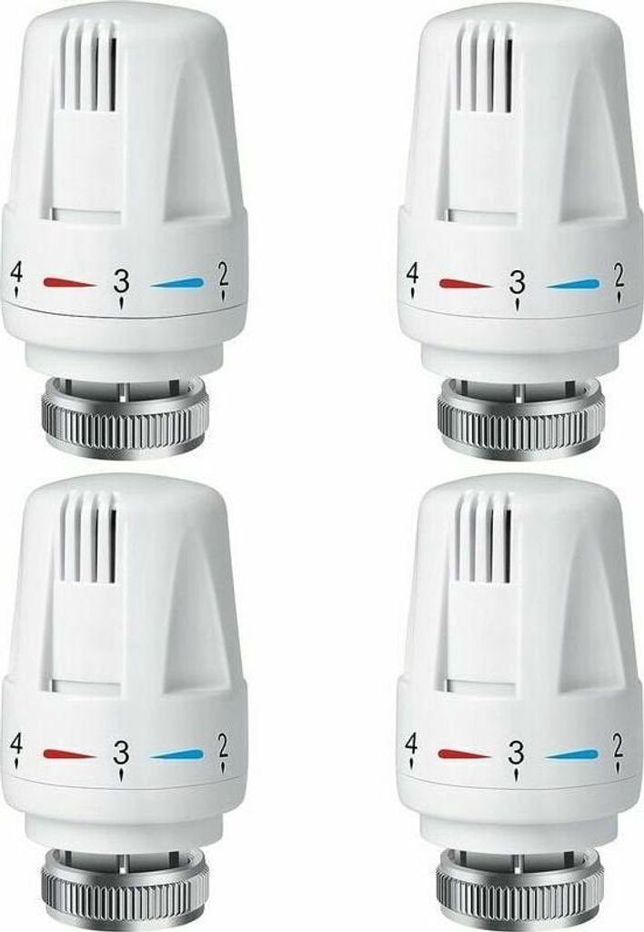 4 Stück Heizkörper-Thermostat, Heizkörper-Thermostat TRV M30 x 1,5, Heizkörper-Thermostat, Heizkörper-Heizkörper für das Chauffage-System f...
