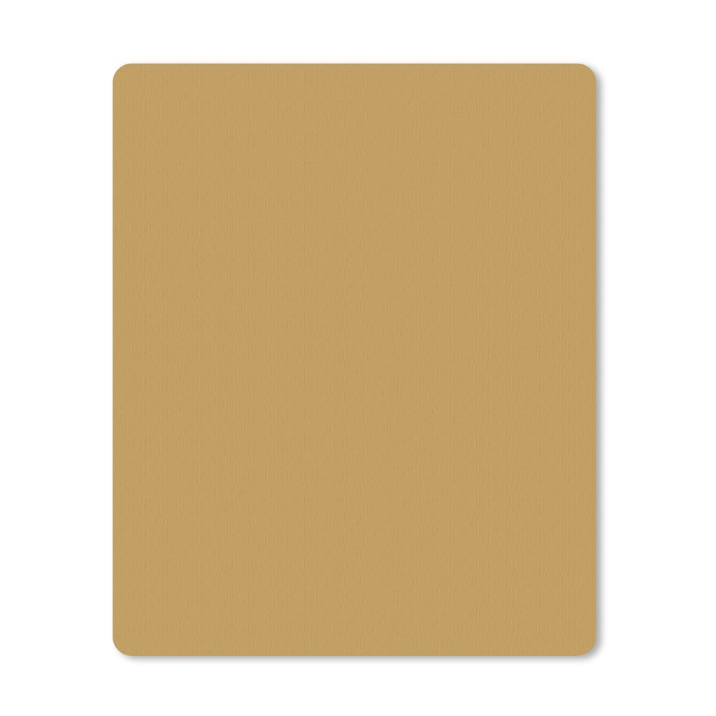 MuchoWow Mauspad Mousepad Ockergelb - Farbe - Herbst - Gelb - Fest - Farben 19x23 cm - Mousepads - Maus Mat - Pad - Mausunterlage - Mauspads - Sp...