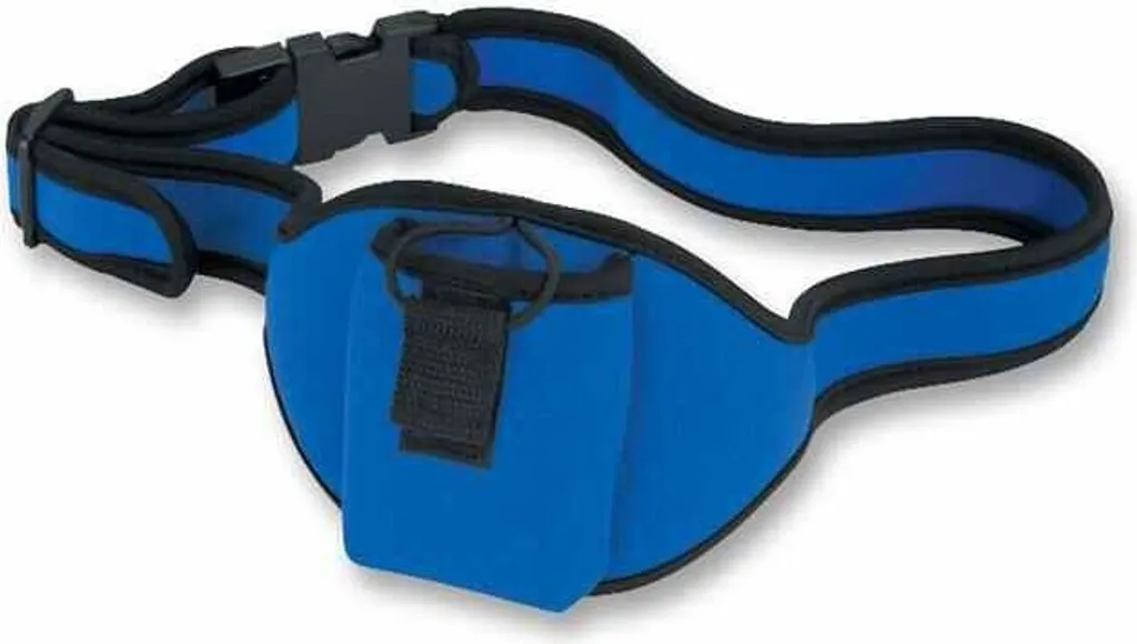 MONACOR TXS-10BELT Sacoche ceinture bleu pour émetteur de poche HF