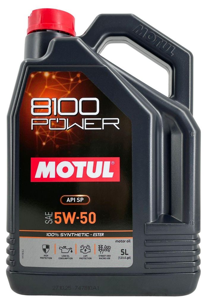 Motul 8100 Power 5W-50 5 Liter (111812) Produktbild 