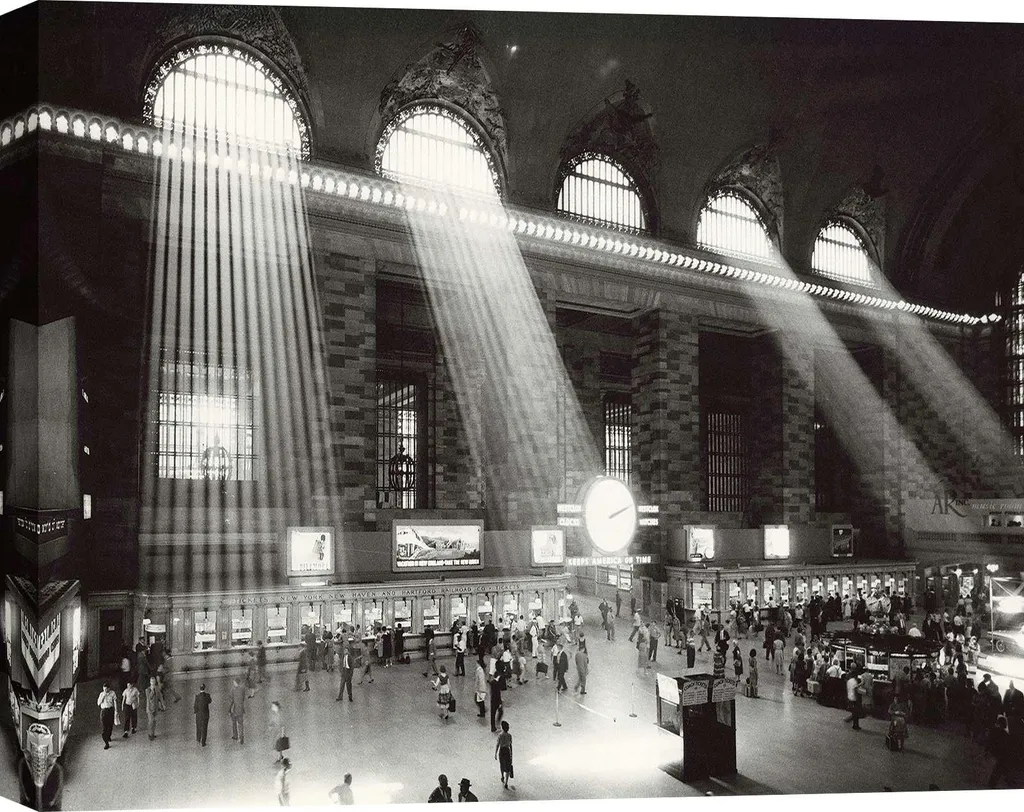 Habillez vos grands murs : Tableau Toile Photo Vintage NYC 120x90 cm