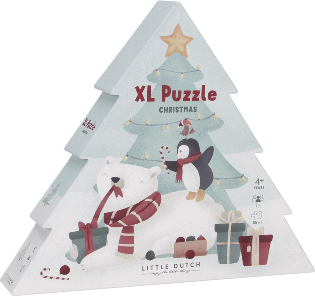 Little dutch-Weihnachtspuzzel XL
