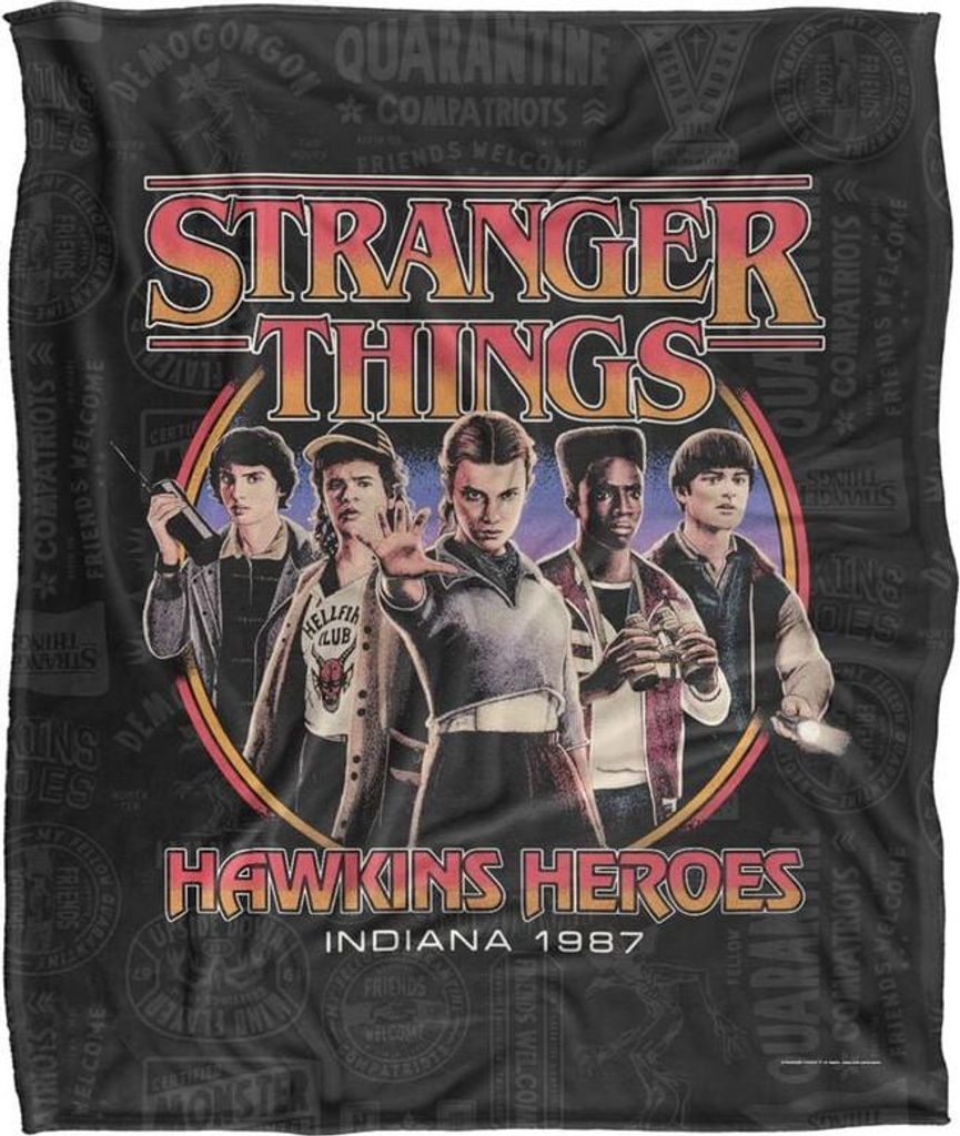 Stranger Things Decke  Season 5 - Hawkins Heroes - Produktbild 