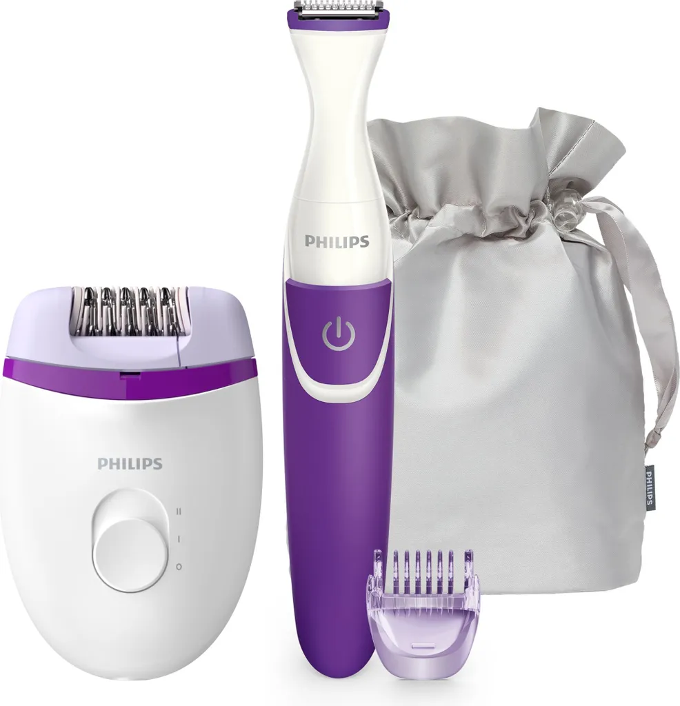 Philips BRP506/00 Épilateur Satinelle Essential avec mini épilateur visage