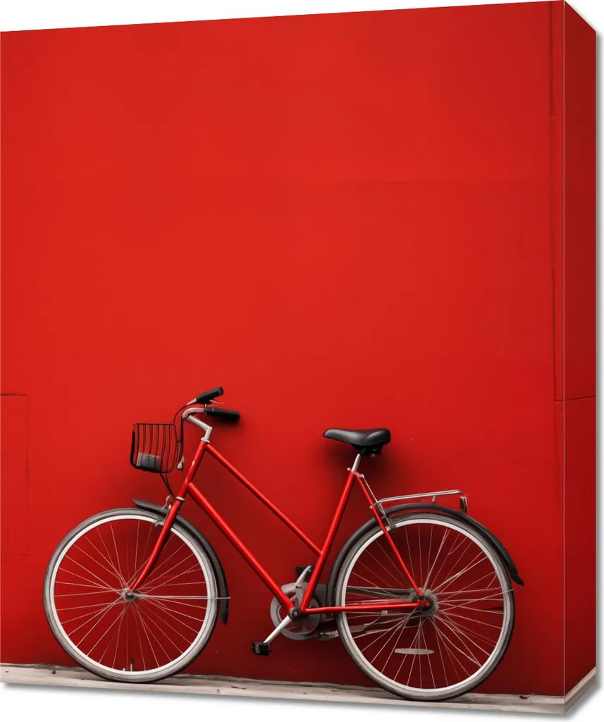 Quadro 50x60 cm Bicicletta rossa
