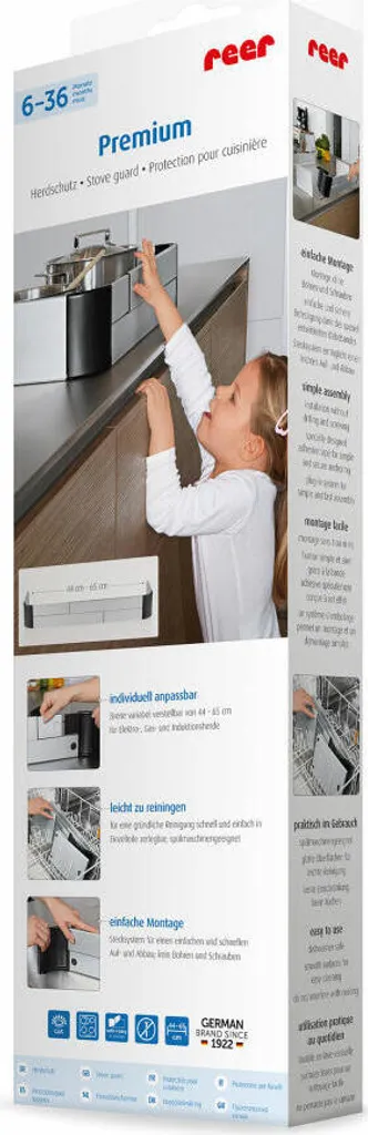 reer 20068 Grille de Protection de Four Premium, Sécurité Enfant à Coller - 10