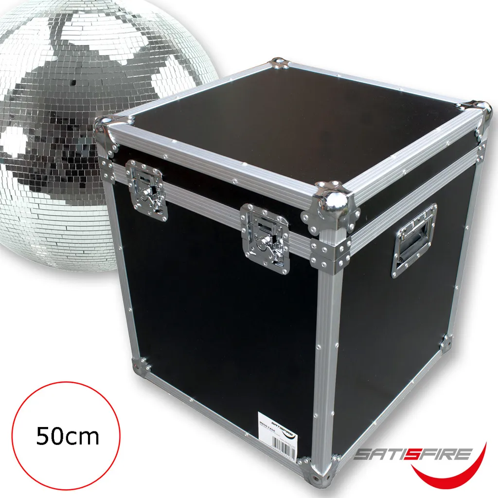 Flightcase de protection pour boule à facettes 50 cm - Usage mobile