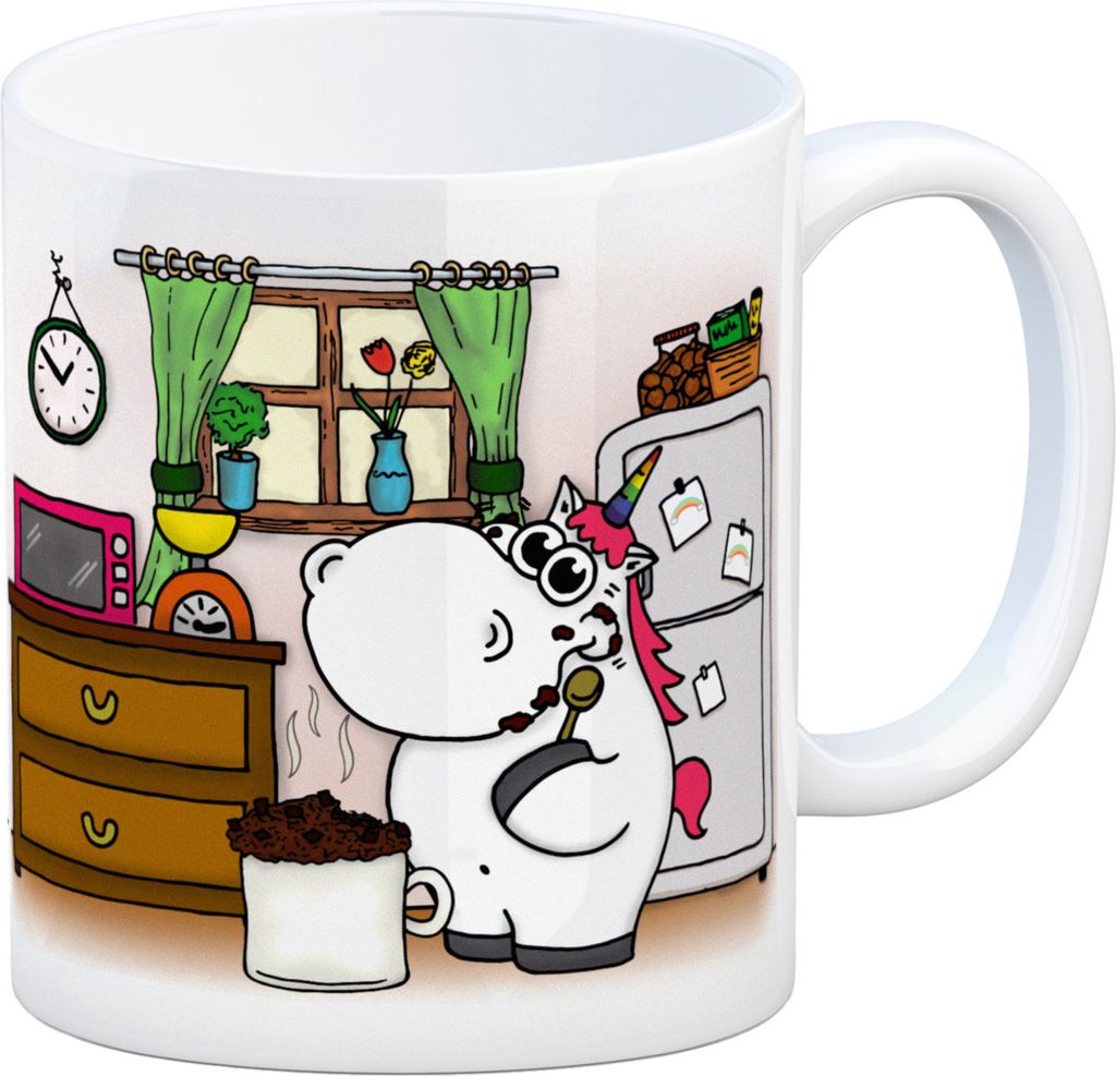 Honeycorns Kaffeebecher mit Einhorn Motiv Kaffeebecher Büro Teetasse Becher