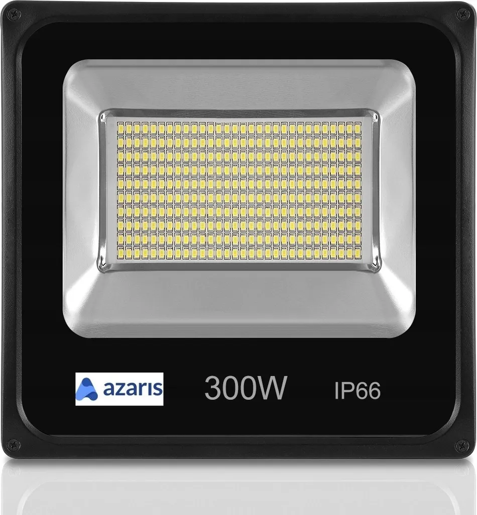Éclairage de Chantier LED 300W Réflecteur Mince - Idéal pour Grand Jardin