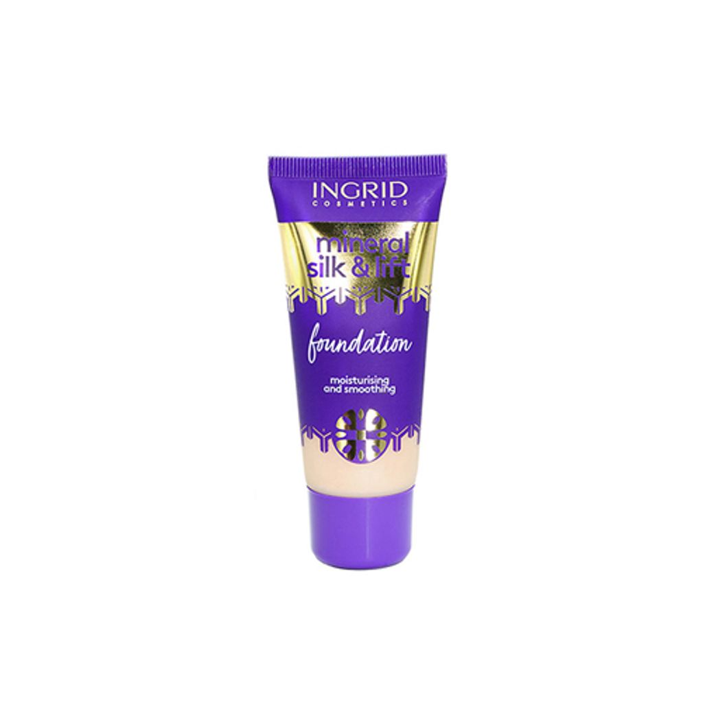 Fond de teint hydratant et lissant Ingrid Mineral Silk & Image du produit 