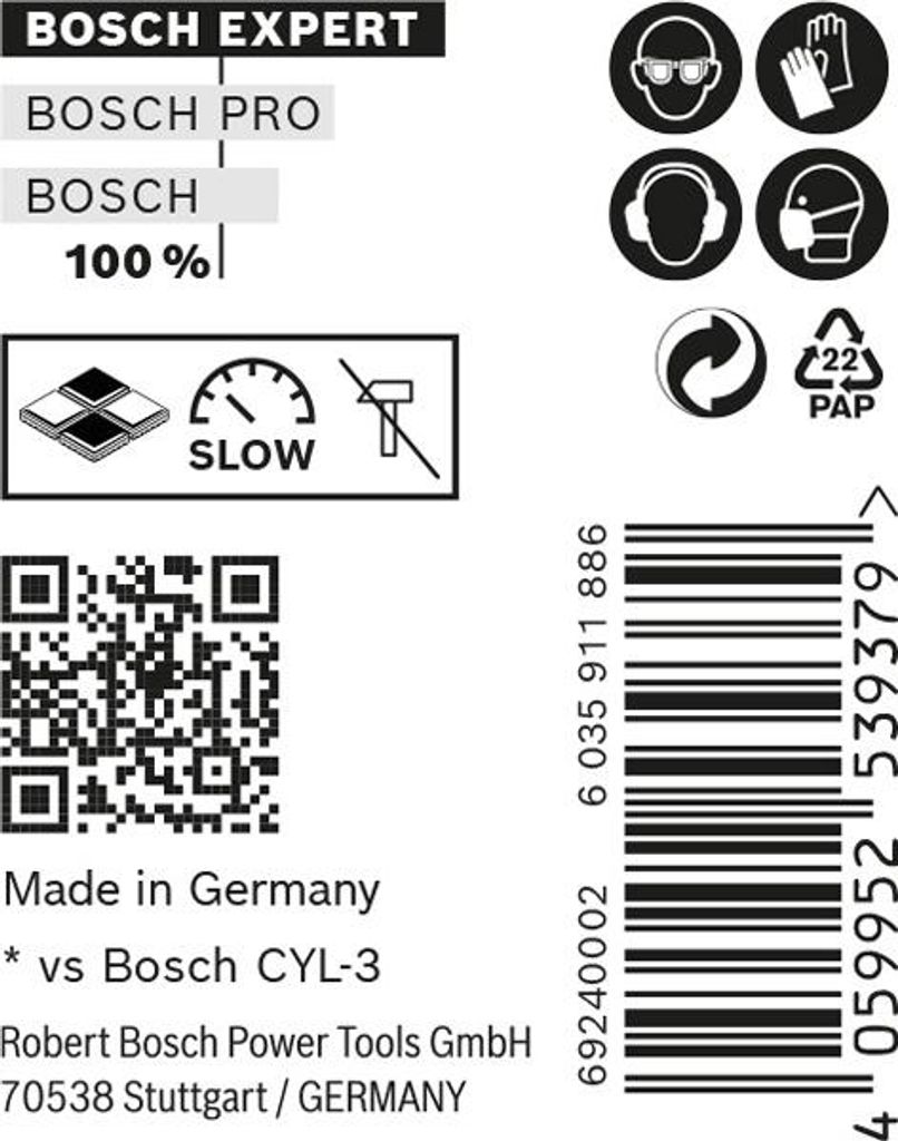 EXPERT CLY-9 Multi Construction Bohrer-Set, 10x80x120 mm, 8-tlg.