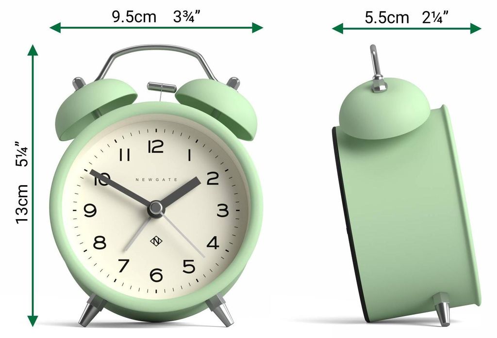 Wecker NEWGATE® Charlie Bell Echo | Klassische Produktbild 