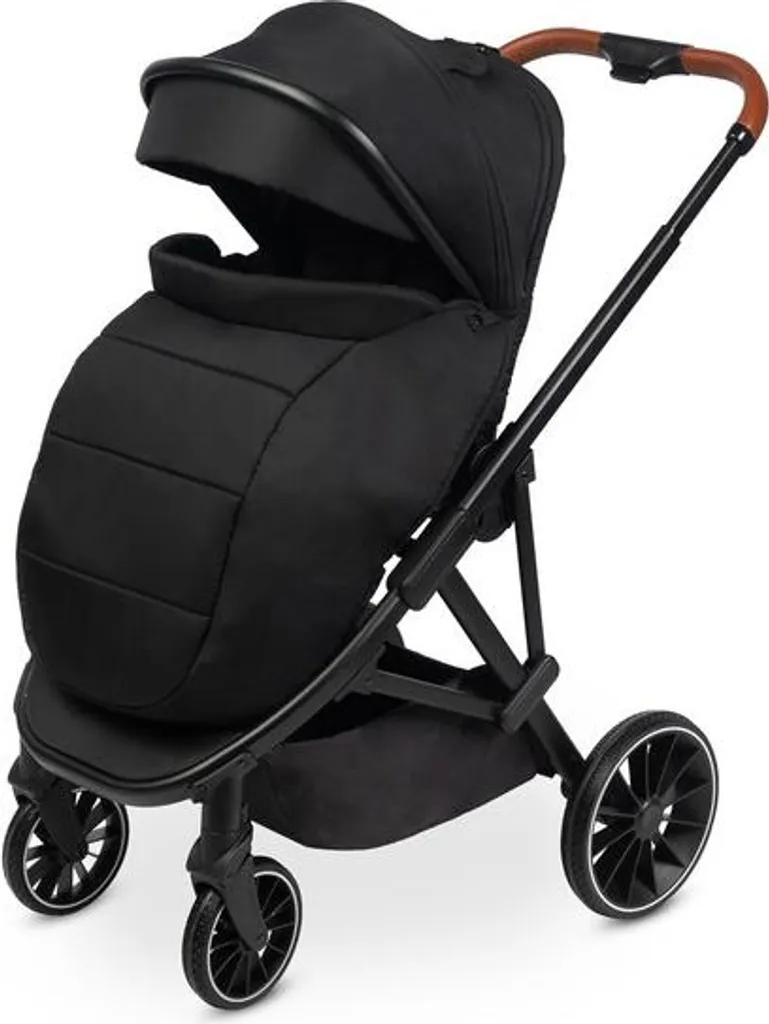 Poussette Couchage Complet CARETERO RATIO Noir - Pliage Compact