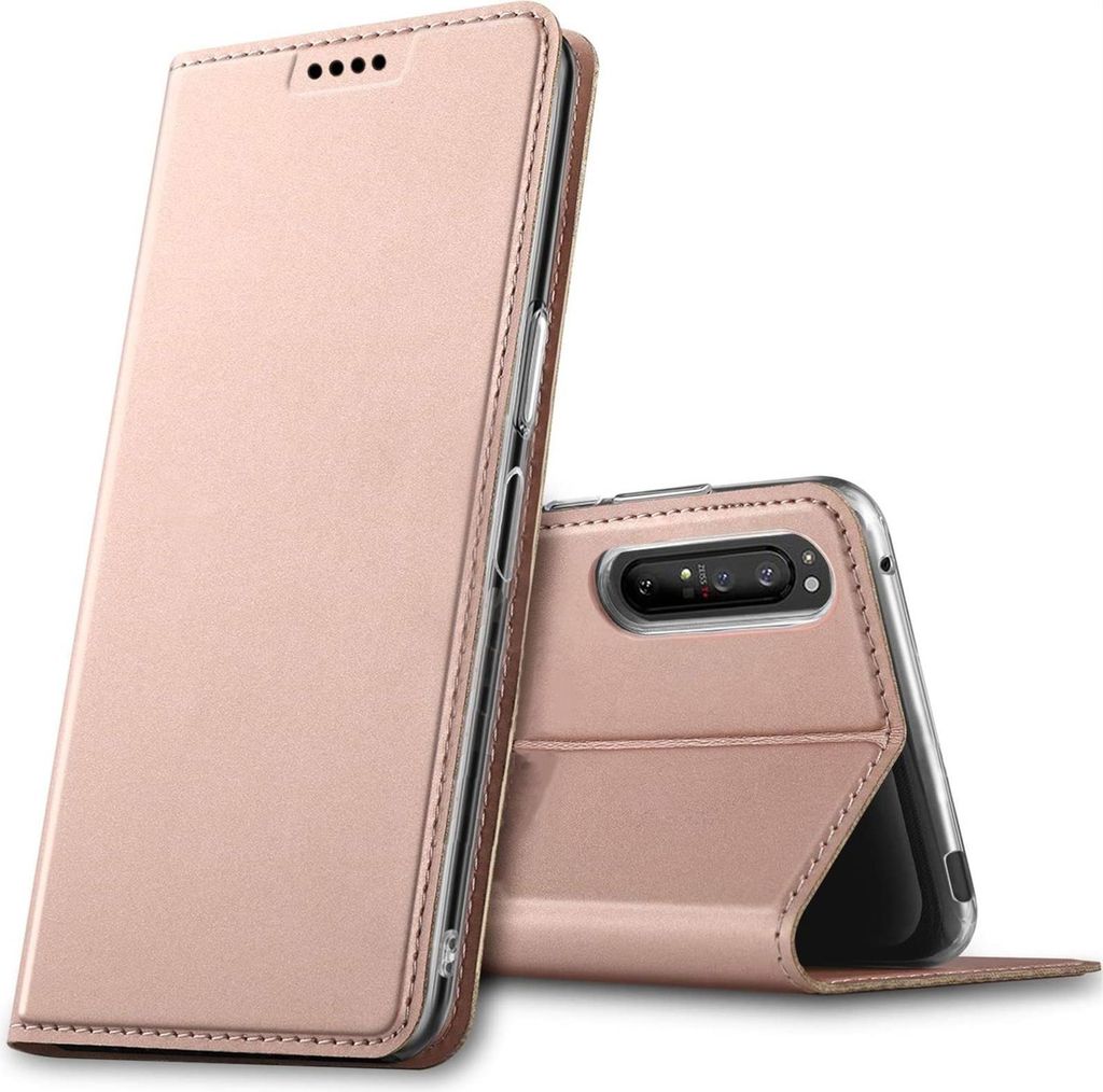 Handy Hülle Sony Xperia 1 II Book Case Schutzhülle Tasche Slim Flip Cover Etui