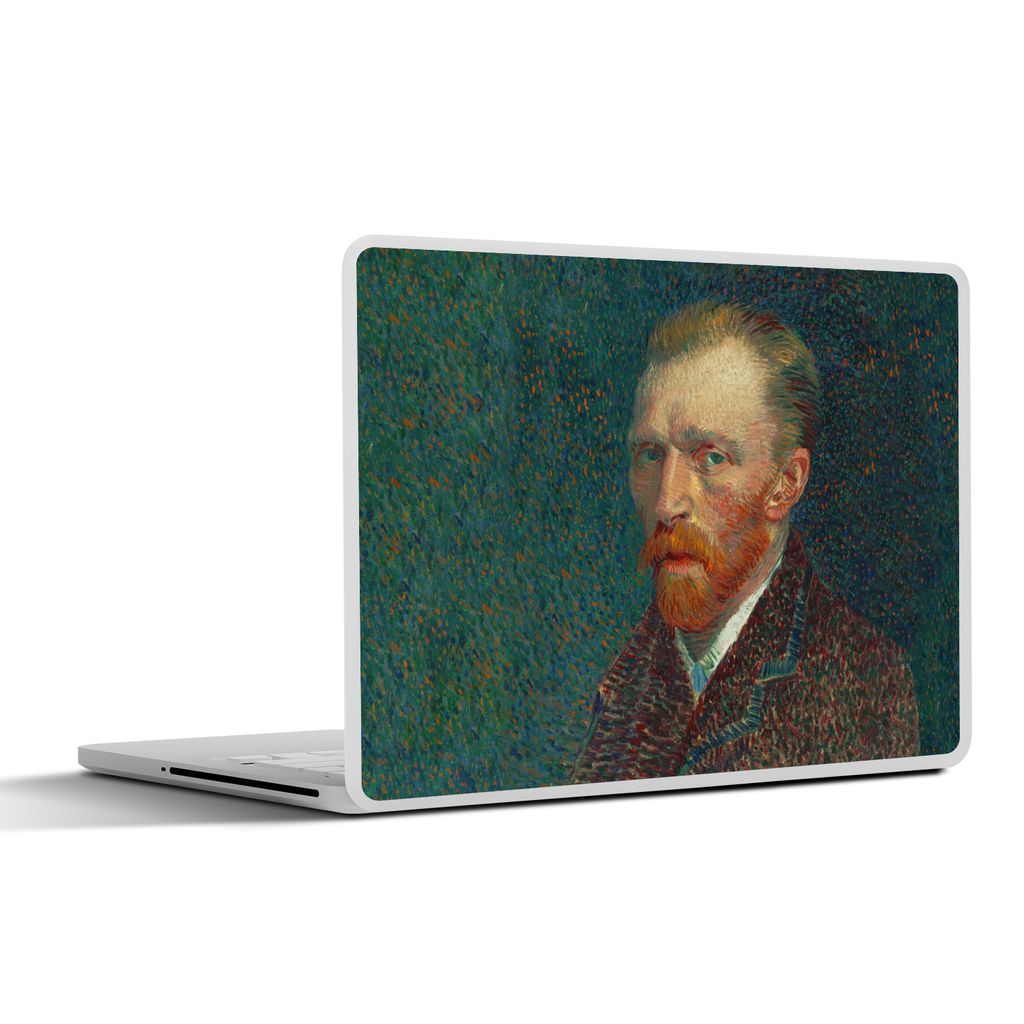 MuchoWow Laptop Aufkleber Sticker Cover Kunst - Van Gogh - Alte Meister - Selbstporträt 40x30 cm - Laptop Dekoration - Selbstklebend