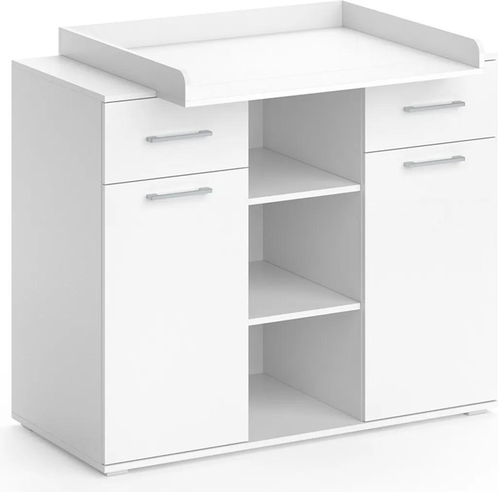 Commode à langer Vicco Leonie Blanc 113x109cm Model 35031 pour bébé