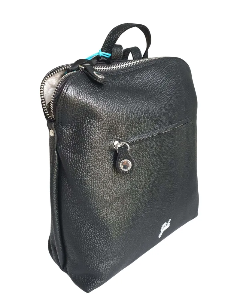 Sac à main en cuir noir Gabs Brigitte | Grand cabas transformable - 2