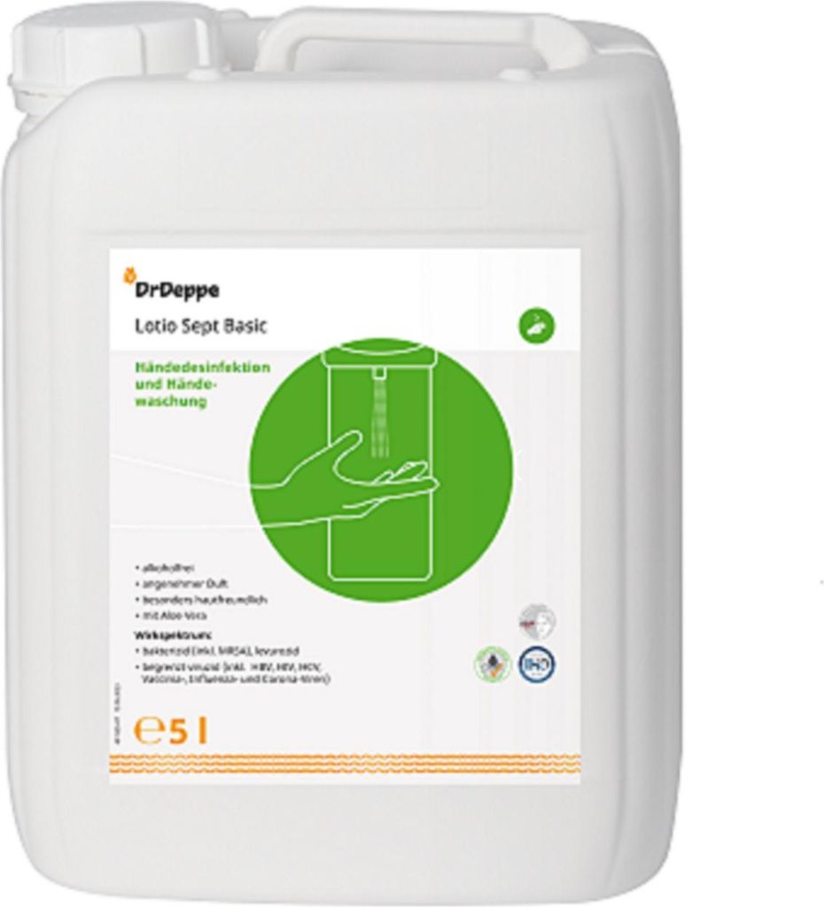 Dr. Deppe Handdesinfectiemiddel, Lotion, Sept Basic, Productafbeelding 