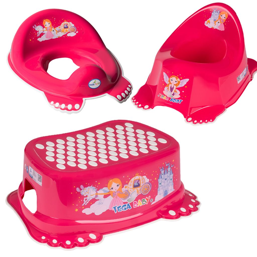 Disney Kinder Prinzessin Rosa Baby Weich Gepolstert Toilettentraining Wc Wc-Sitz