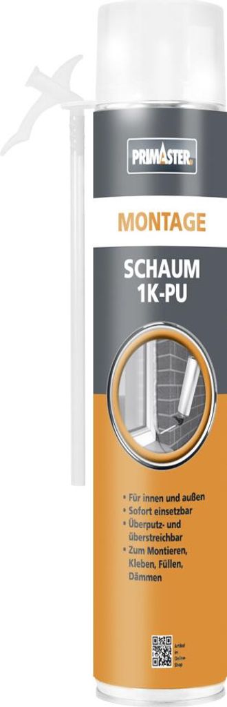 Primaster PolyurethanMontageschaum 1K 750 ml
