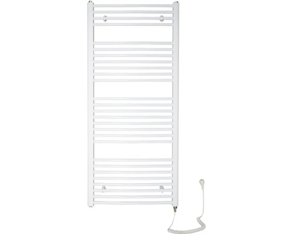 Radiateur sèche-serviettes 500W KDO-E 450/1320 à tubes ronds blancs