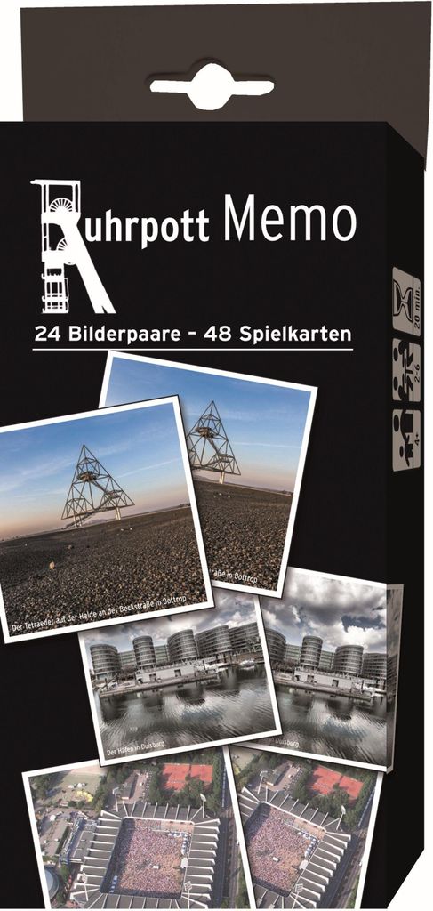 Memo-Spiel im Ruhrpott-Design, Mini-Format, 24 Bildpaare Produktbild 