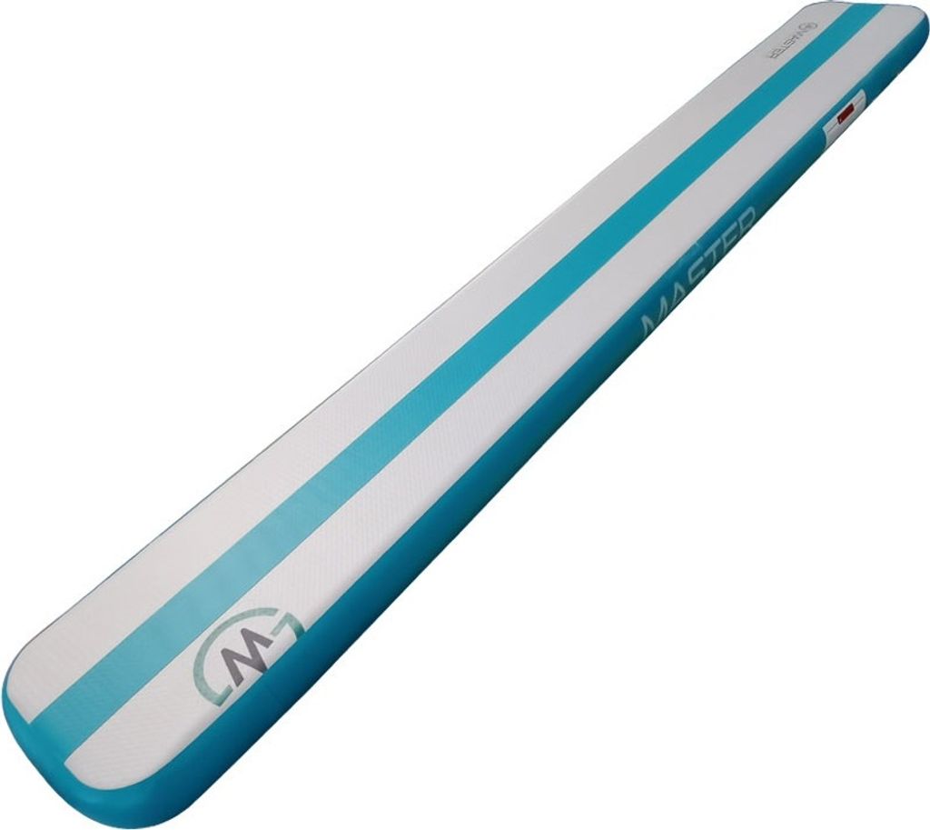 MASTER aufblasbarer Balken 300 x 40 x 10 cm grau-türkis Produktbild 