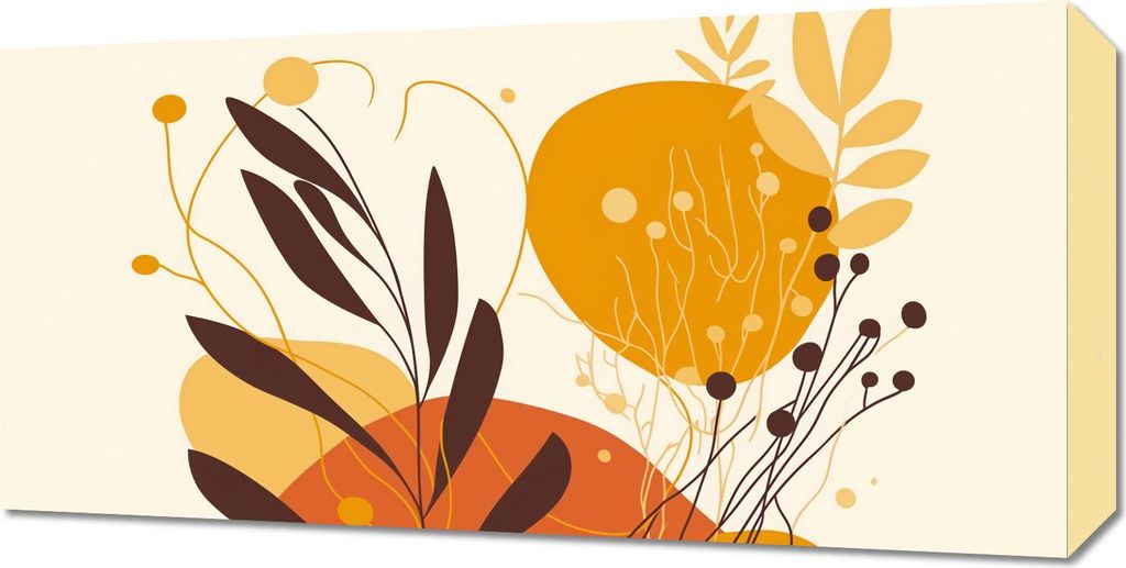 Bild 60x30cm Flüsternder Wald